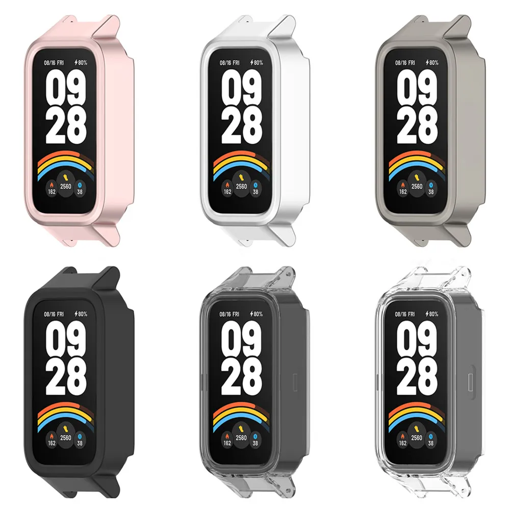 กรอบทดแทนสําหรับ Redmi Band 3 / Xiaomi Band 9 Active Case กรอบคุณภาพสูงนาฬิกาสมาร์ทอุปกรณ์ป้องกันติดตั้ง