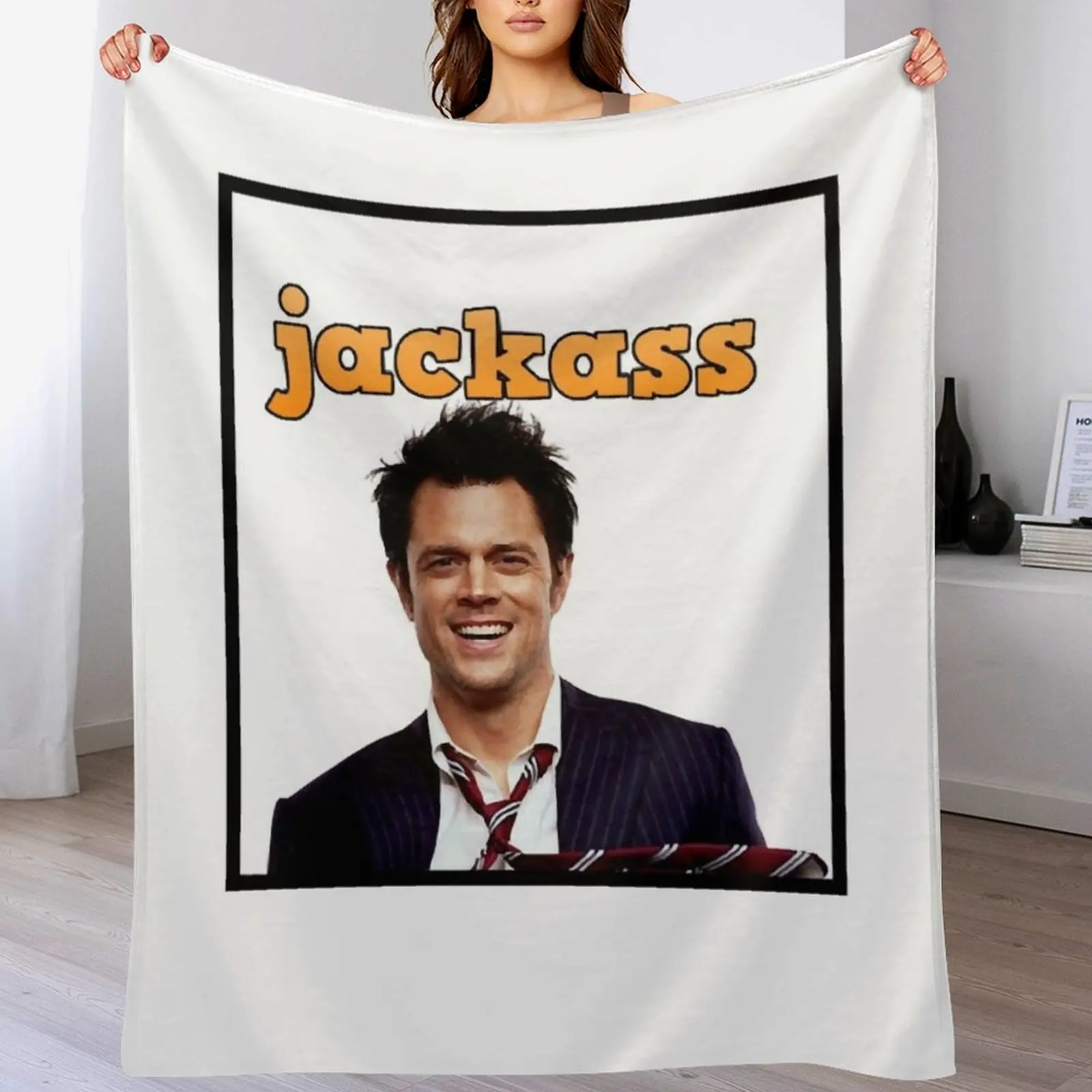 

My Favorite People Johnny Knoxville Funny Graphic Gifts Throw Blanket Stylish Decor Blanket Gift for Friends Roommate