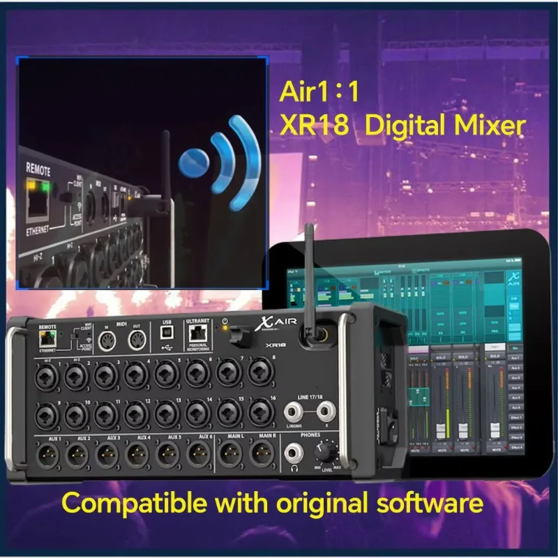 YYHC XR18 Mixer Board Audio Recording Studio Sound Carde DJ Sound Mixer Audio Mixer Console