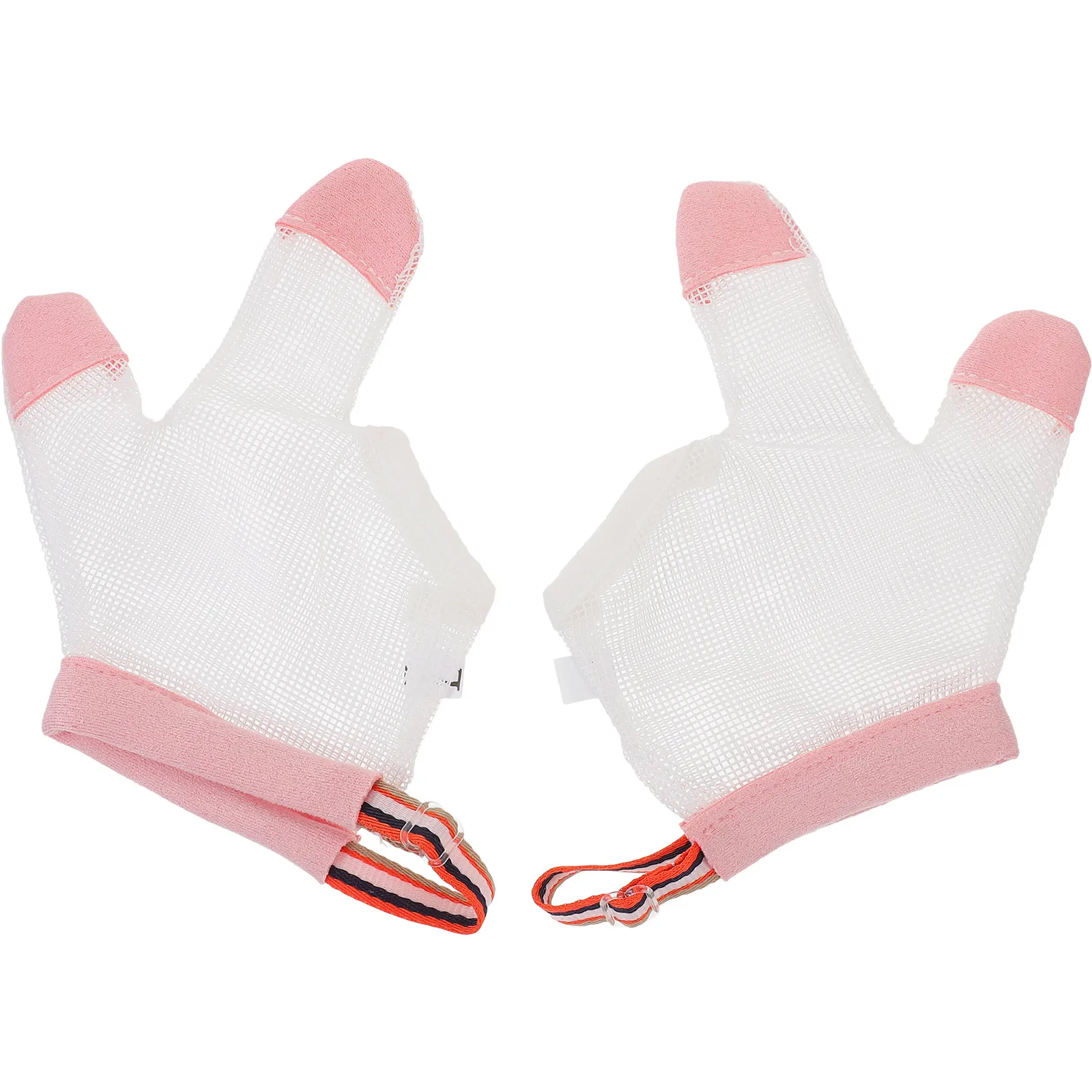 

1 Pair Baby Stop Sucking Gloves Finger Protector Soft Adjustable Thumb Sucking Guard Anti Nail Biting Gloves for Infants and