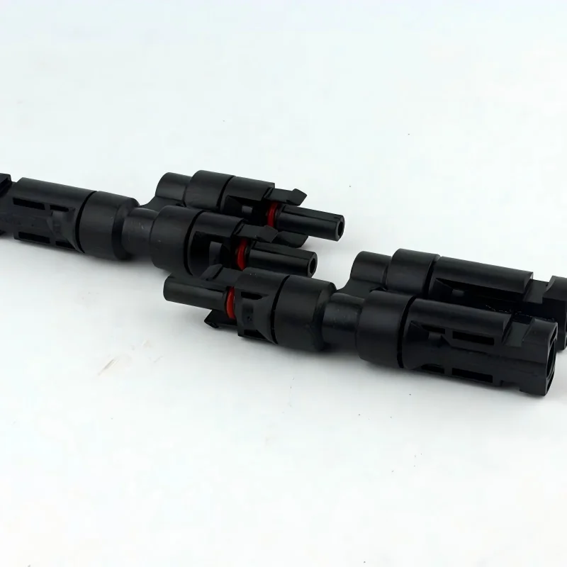 1 Pair Solar PV Branch Connector Male Female, Multi Parallel Panel Adapter, Waterproof Solar Energy Cable Connection Plug for PV