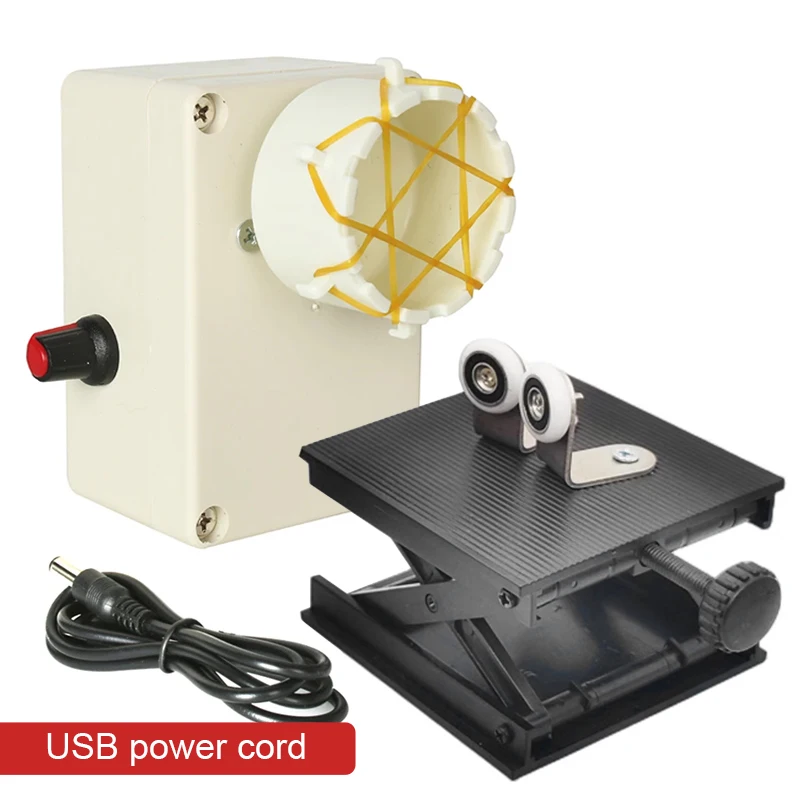 

Fishing Rod Epoxy Resin Coating Machine Fishing Rod Building Wire Wrapping Machine 0-50RPM Adjustable Rotating Winding Machine