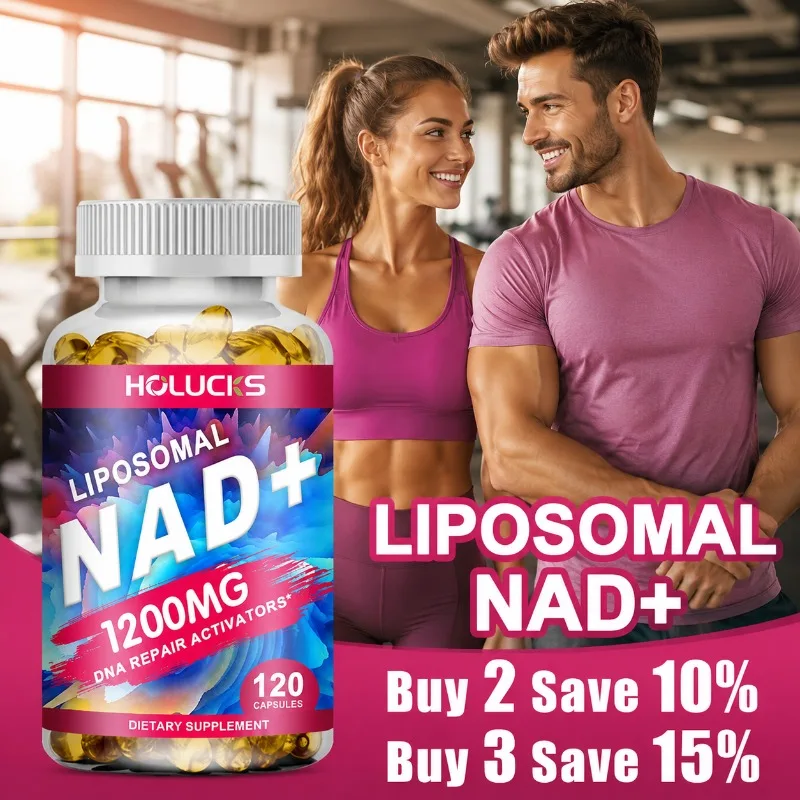 

Holucks Advanced NAD+ Supplement, Support DNA Repair, Absorption, Overall Vitality, Skin, Hair for Man & Woman