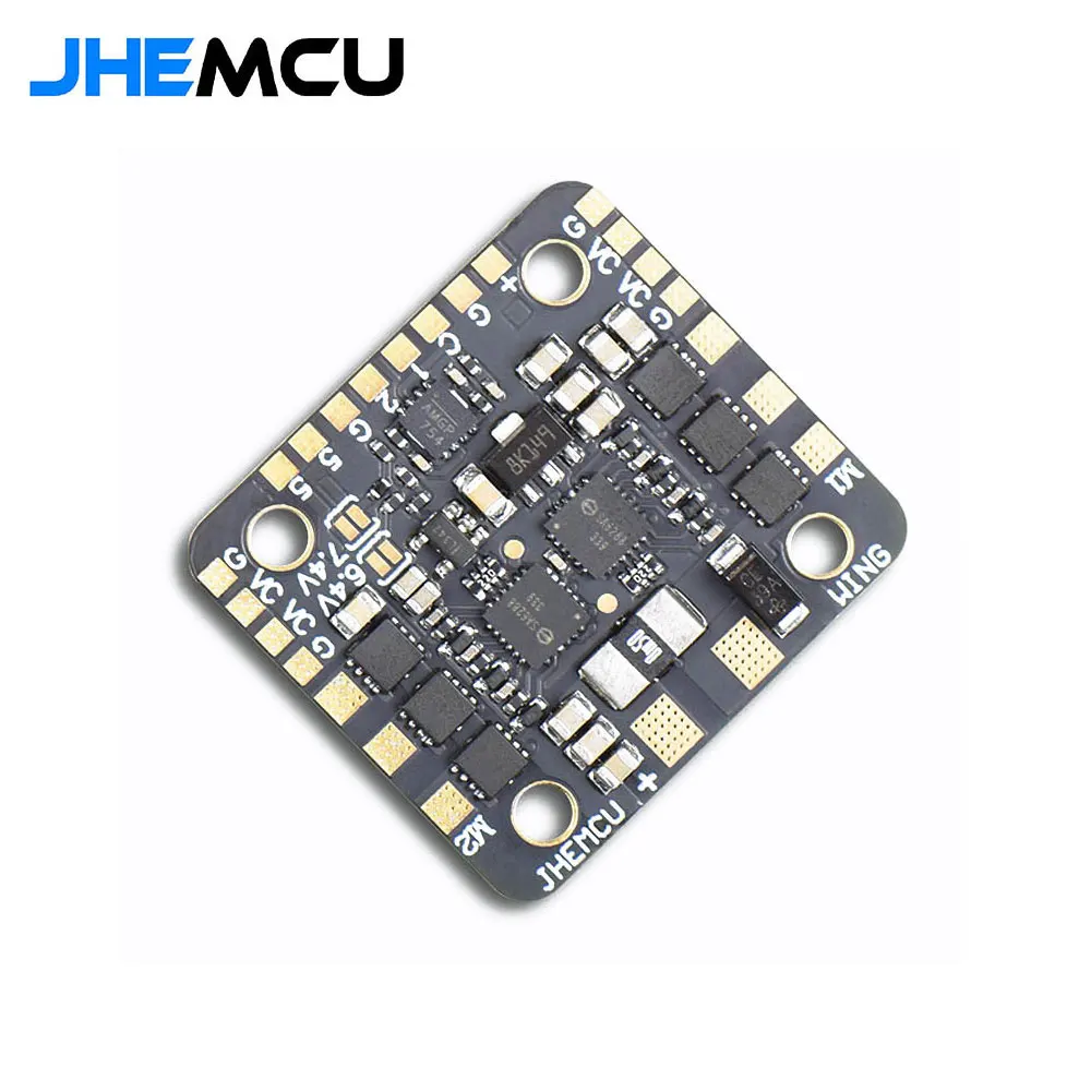 JHEMCU WING ESC-DUAL 40A BLHELI_S 2in1 40A ESC Built-in 5V BEC Current Meter 20X20mm 2-6S LiPo for RC Twin Engine Airplane