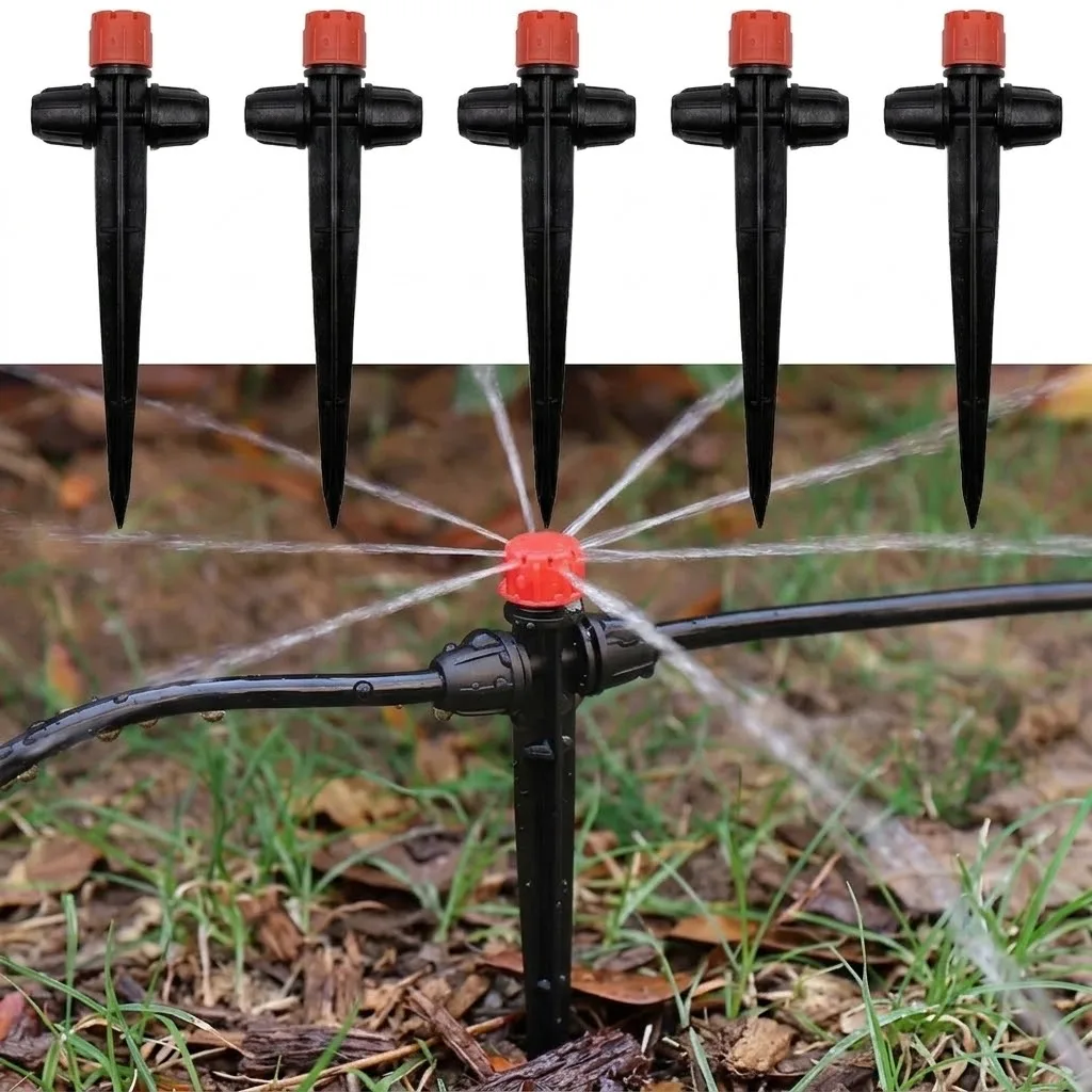 Garden Sprinkler Dripper 10 30Pcs 8 Hole All Round Scattering Watering Spikes for Plant Irrigation Supplies Easy Install