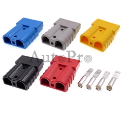 1 Set Quickly Connector Plug AC Assembly for Electric Car Battery/UPS 50A 600V Double Pole with Copper Contact Power Connectors