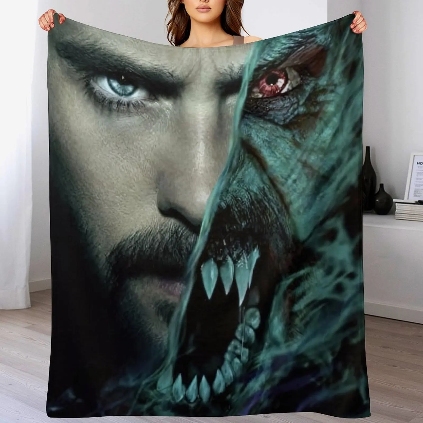 

Morbius Throw Blanket Flannel Fabric Kid'S Flannel christmas decoration Blankets