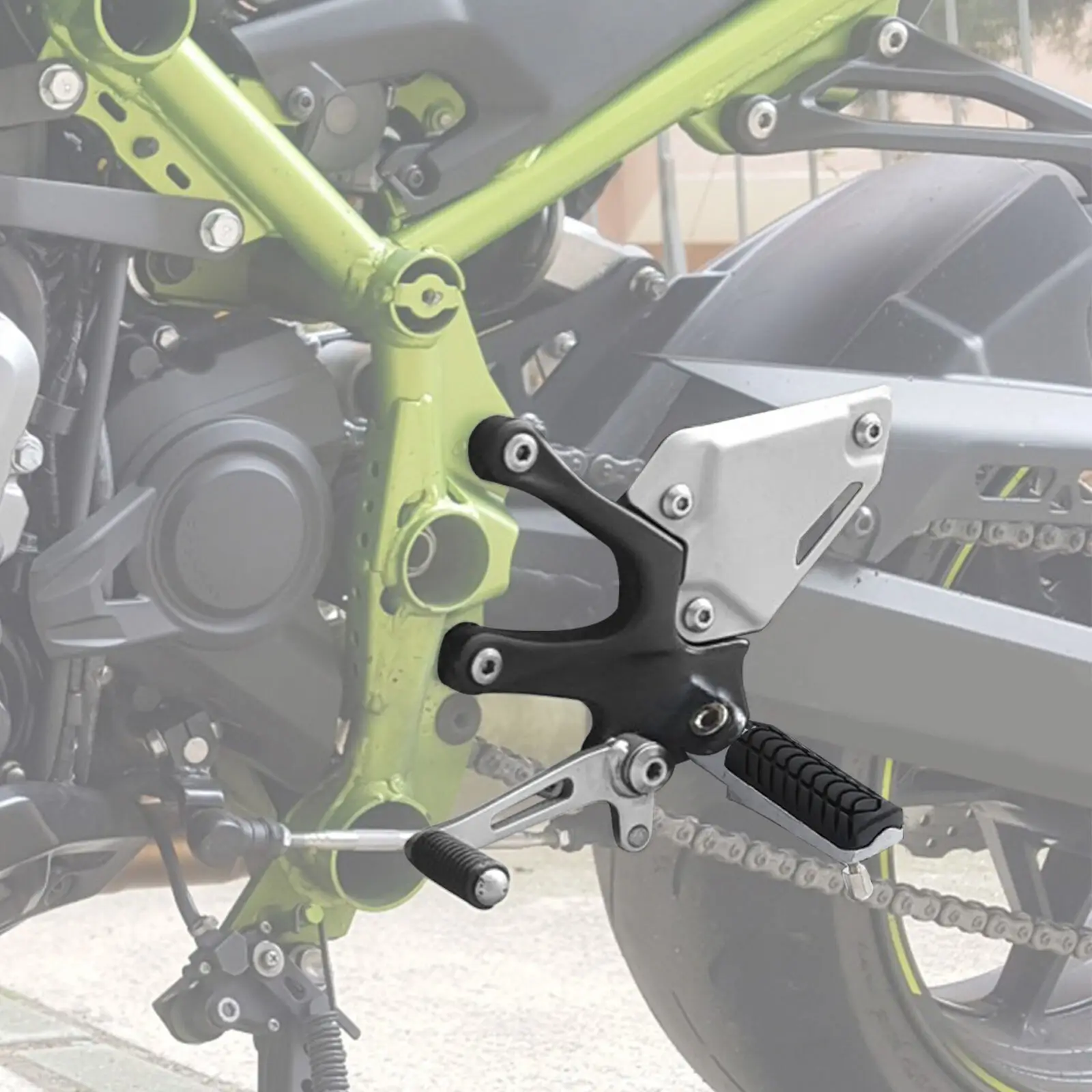 Front Foot Pegs Pedals Bracket For Kawasaki Z900 Z 900 ABS 2017-2024 SE 2022-2024 Motorcycle Footrests