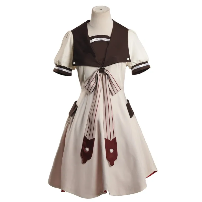 Аниме Ханако-кун костюмы для косплея униформа платье Jibaku Shounen Akane Aoi косплей Ханако Кун костюм для Хэллоуина