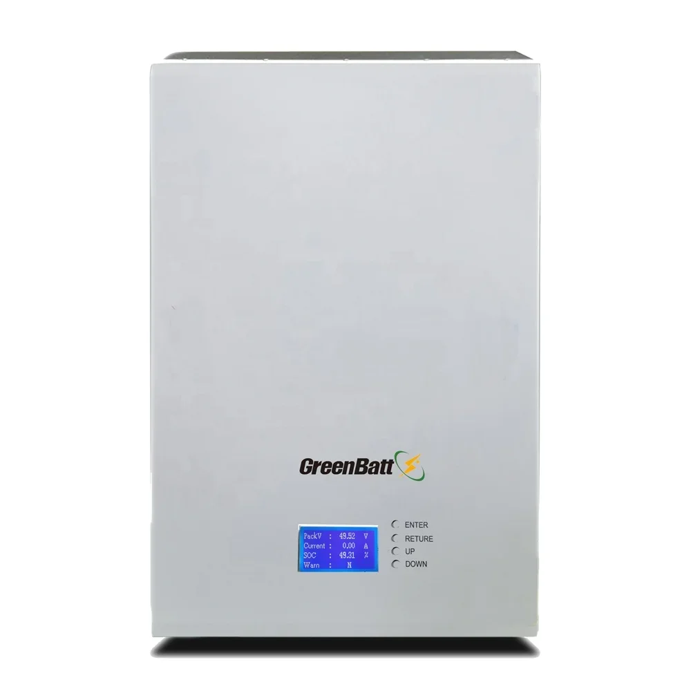 ติดผนัง Lifepo4แบตเตอรี่ลิเธียมบ้านเก็บ48V 200ah แบตเตอรี่พลังงานแสงอาทิตย์10kw Powerwall