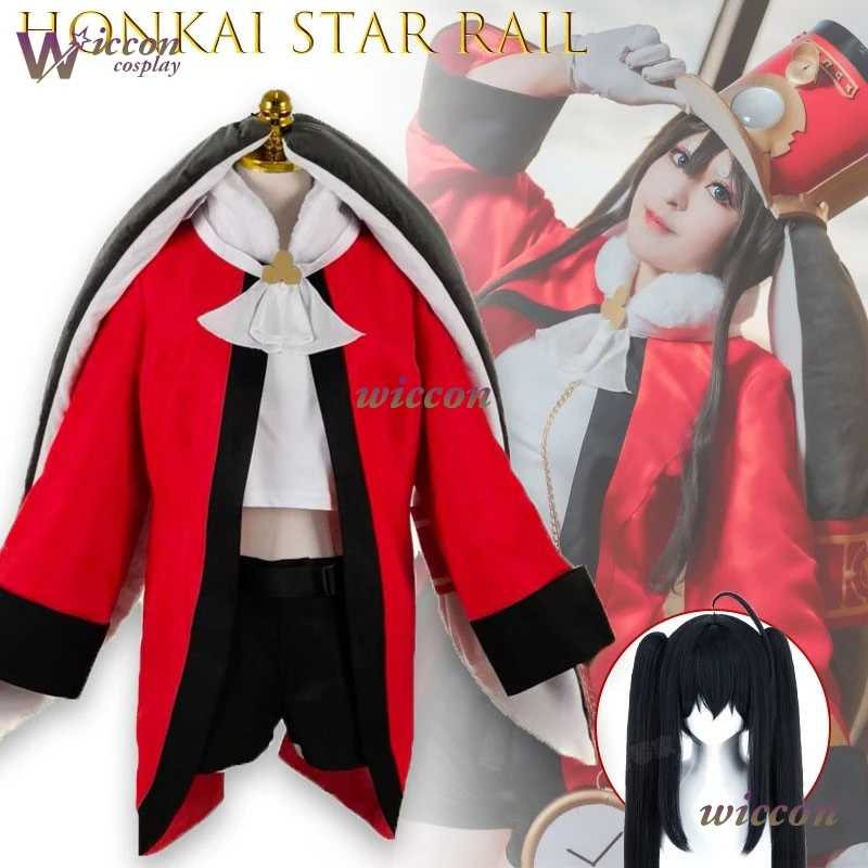 yontt/ Honkai Star Rail Pom Pom Cosplay Outfit Full Set Game Mascot Costume Uniform Female Activity Party Role Play Clot view 2