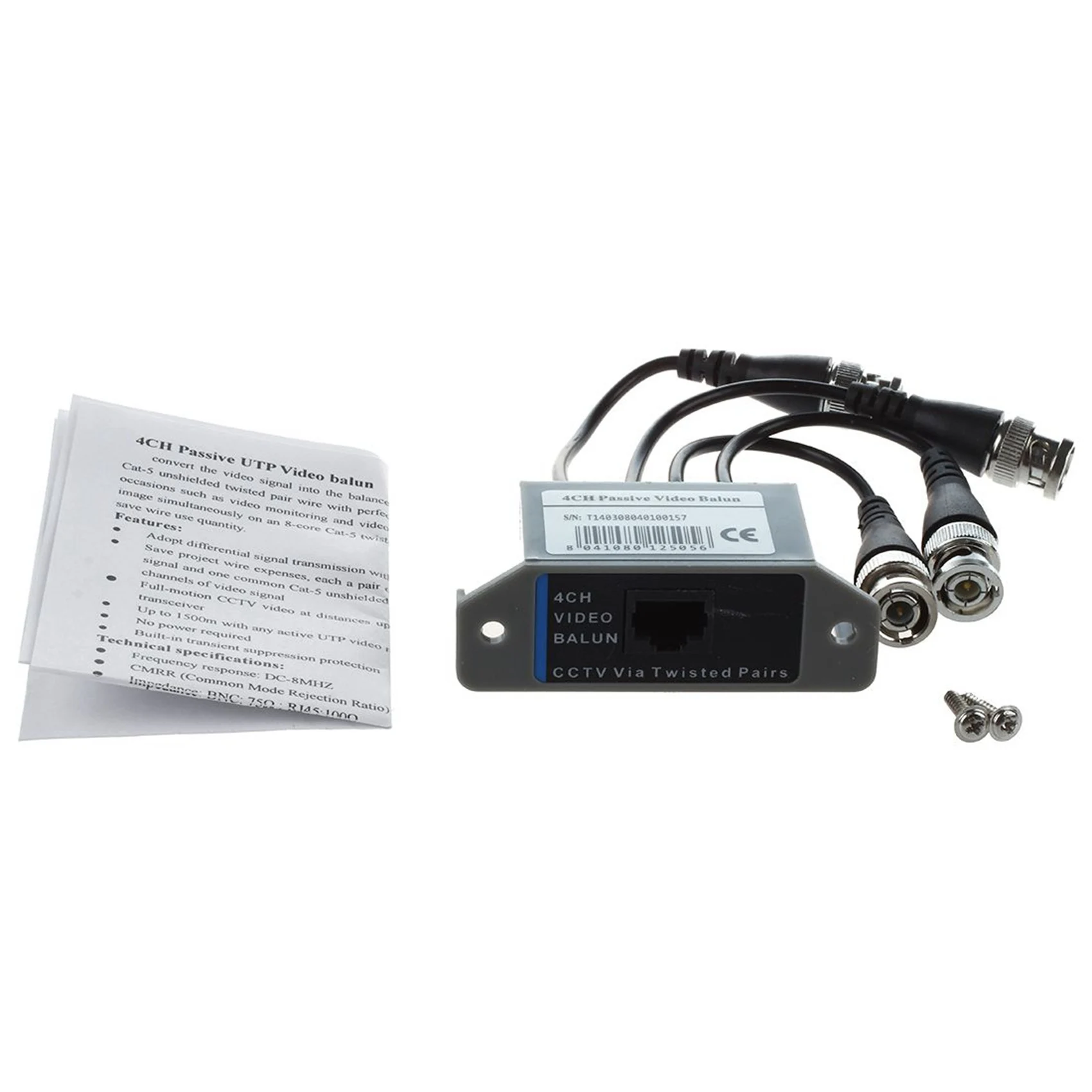 transmetteur-video-bnc-utp-cat5-2x-4-canaux-essentiel-pour-l'hiver-pour-camera-de-videosurveillance-tendance