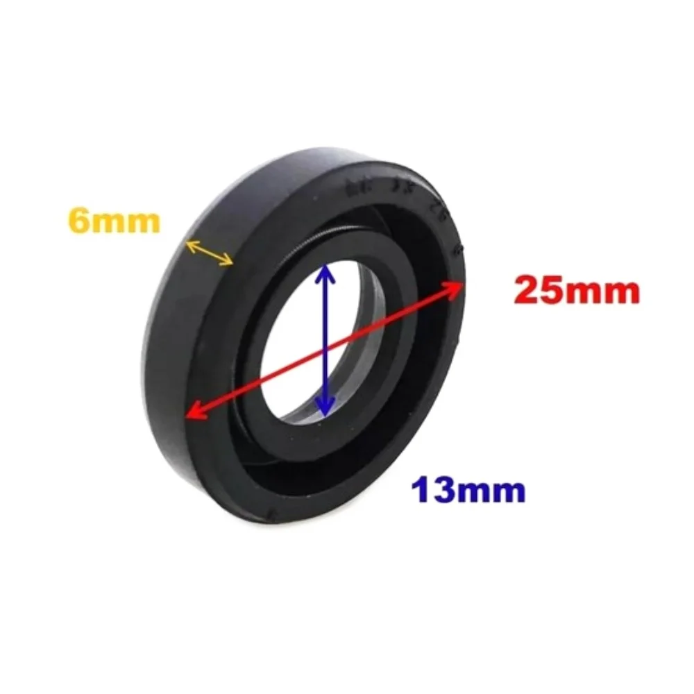 2Pcs Boat Motor Oil Seal for Yamaha Parsun Makara 9.9 15 HP Outboard Engine Replaces 93101-13M11 93101-13M27 93101-13018 13*25*6