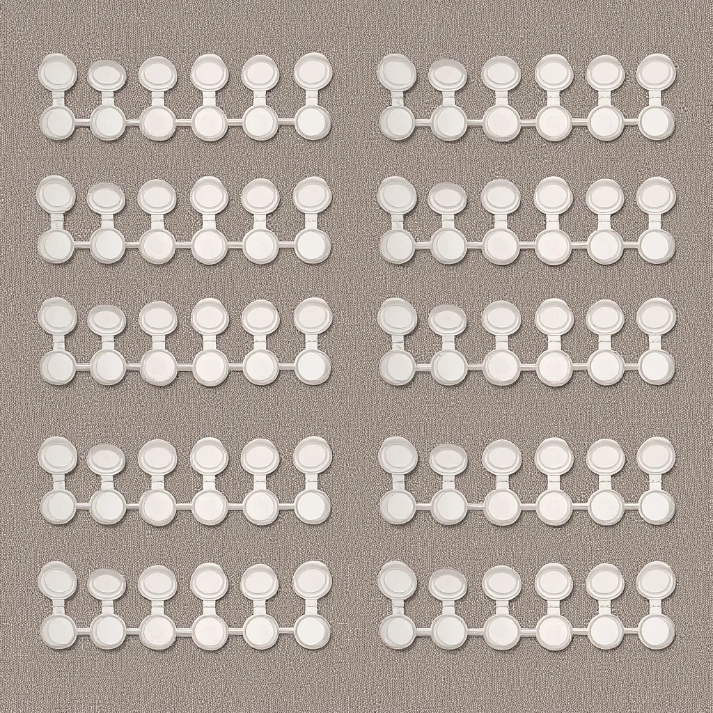 

40pcs Empty Paint Strips 6 In 1 Mini Paint Pots Clear Plastic Storage Containers For Painting Supplies Art Craft Pigments