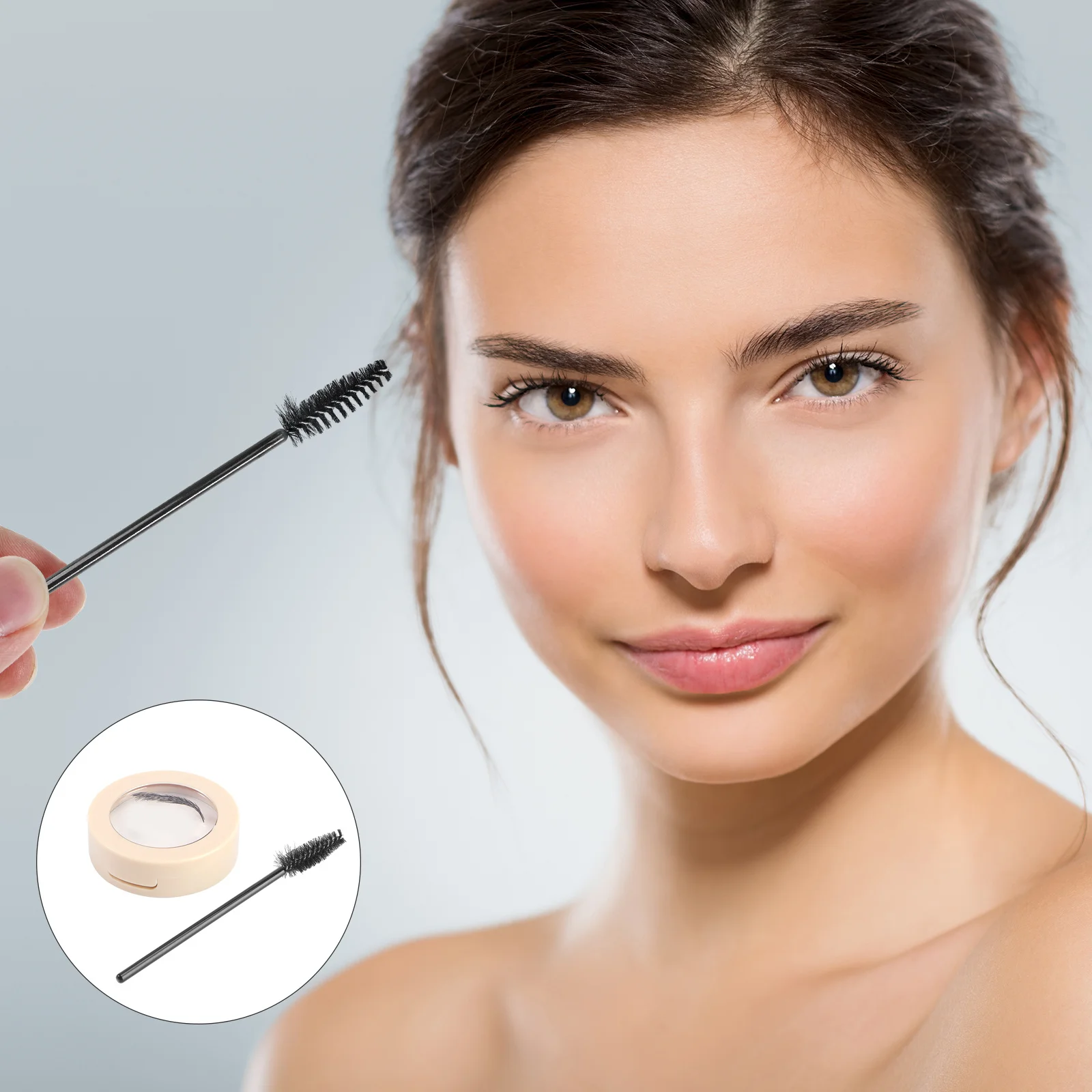 Sapone per lo styling delle sopracciglia impermeabile con pennello angolato Riempimento delle sopracciglia sparse Definisci la forma Crema modellante per sopracciglia selvagge Trucco a prova di sbavature