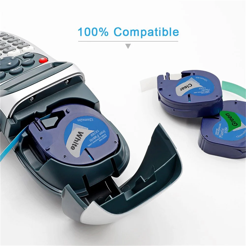 DYMO LT 100H 휴대용 라벨 기계 LT 91201 91202 12267 91203 91204 91205 91200 12267 12 MM 라벨 휴대용 타자기