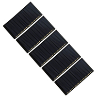 5pcs Solar Panels for 3 7V Devices Lightweight Polycrystalline Charging Solution for DIY Projects and Small Applications