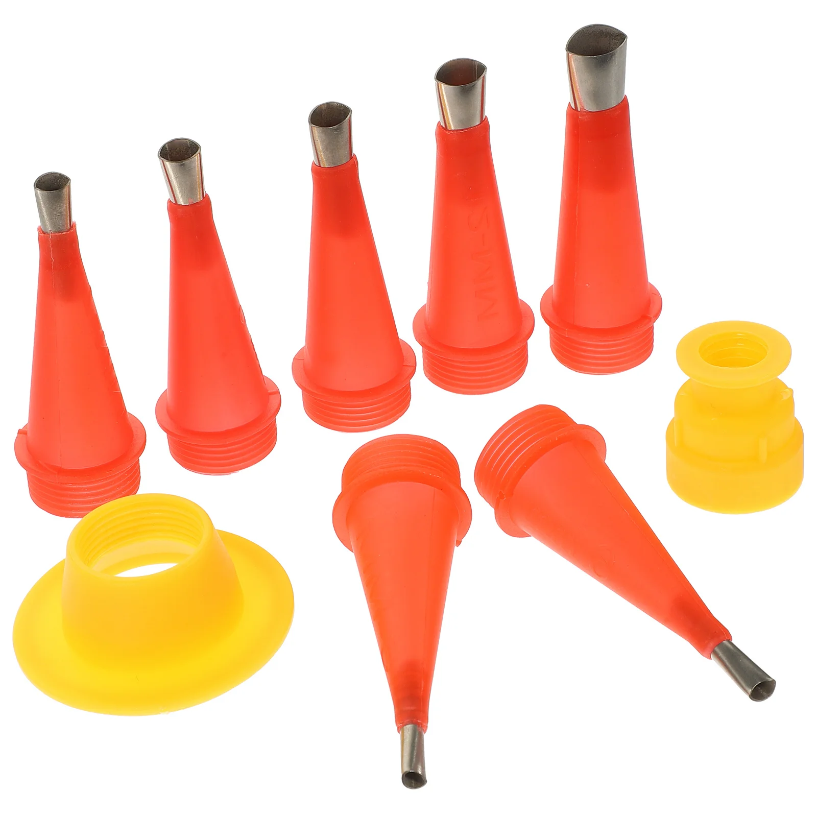 

1Set Stainless Steel Silicone Caulking Nozzle Assorted Sizes 5Mm-14Mm Easy Caulk Finishing Tool Kit Home Repair Caulking