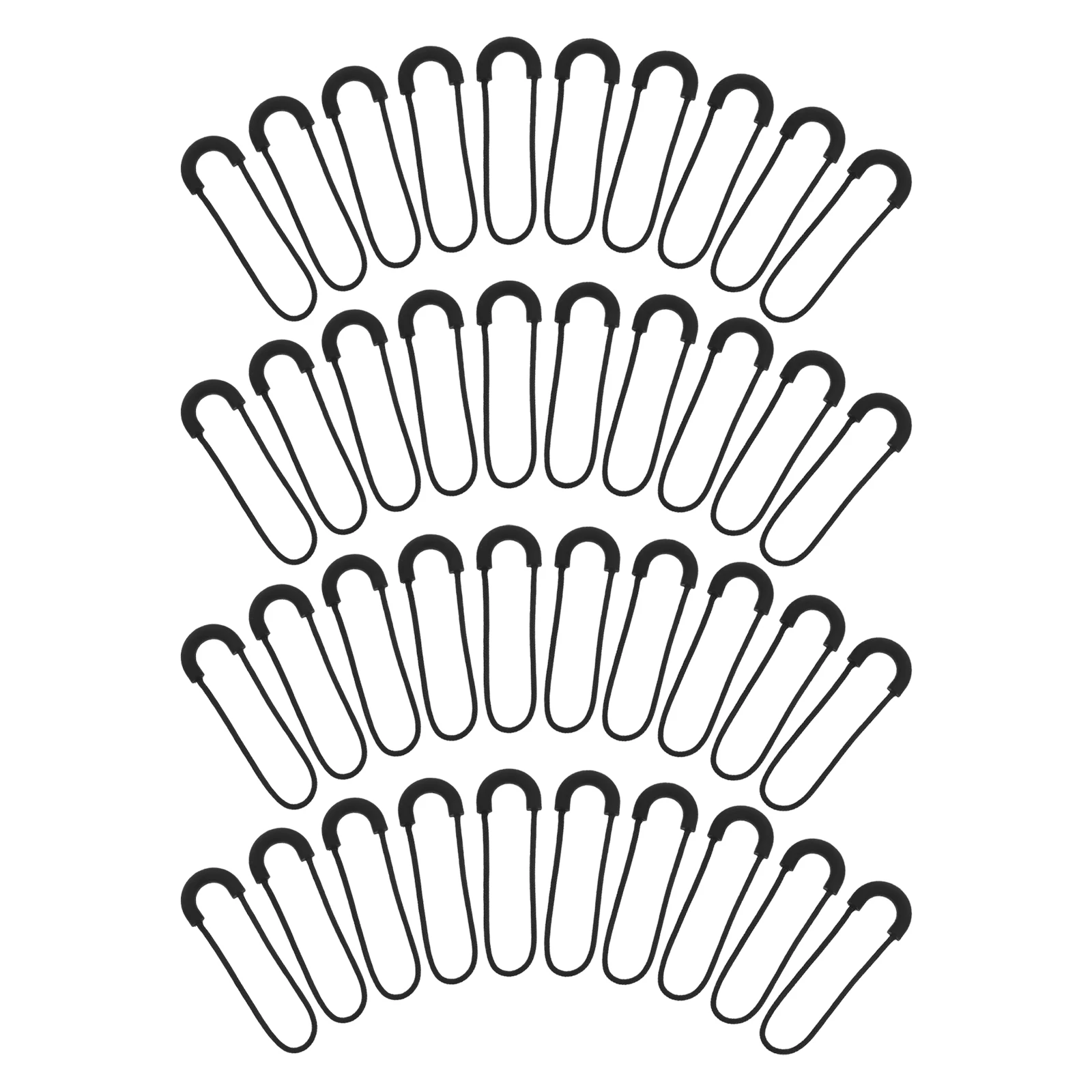 

1Set Zipper Head Semicircle Clips Fix for Clothes Bags Jackets Zipper Replacement Repair Kit Durable Supply