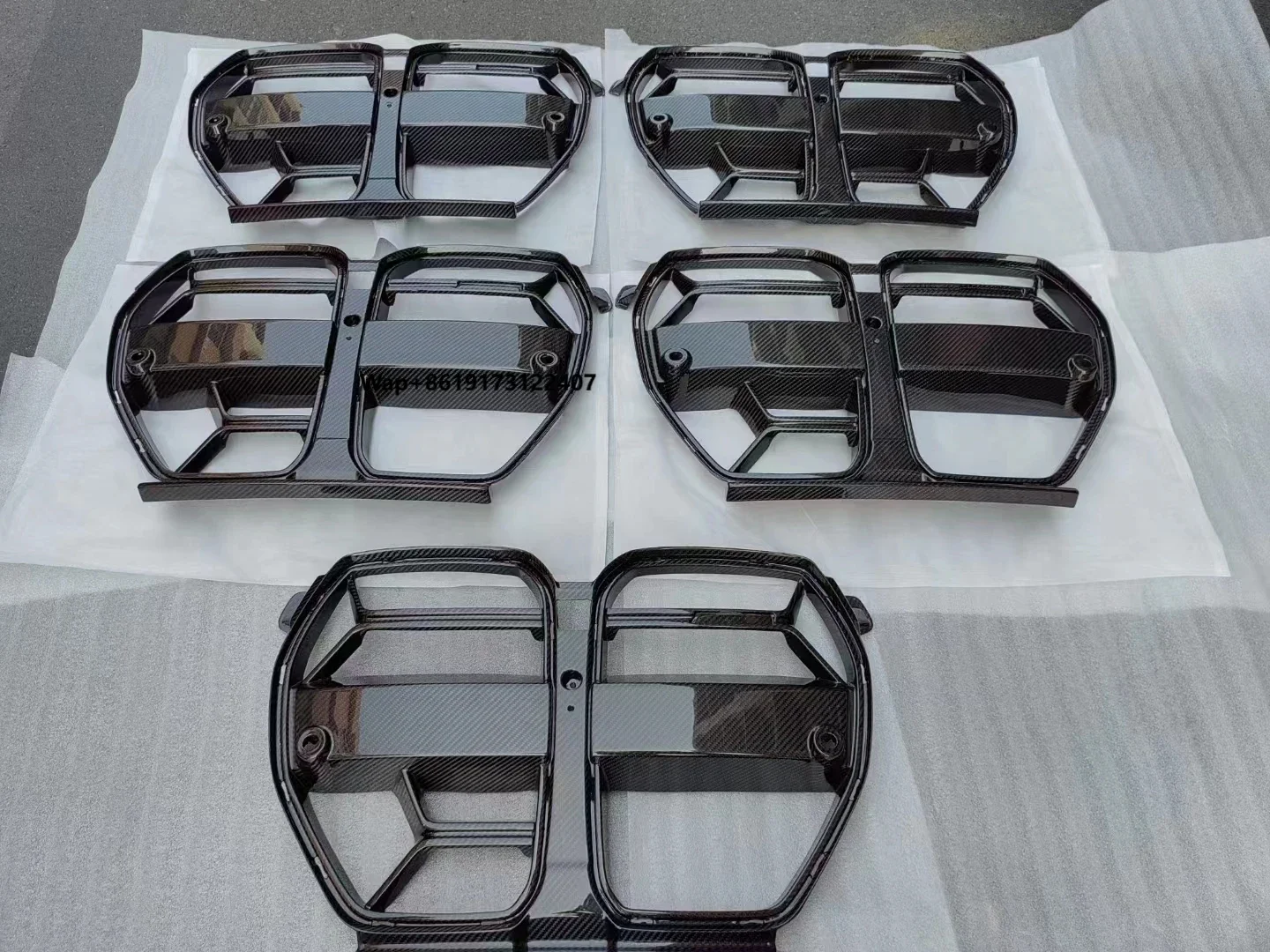

Factory Price CSL Style with ACC Dry Carbon Front Bumper Kidney Center Mesh Grille Grill for G80 M3 G82 G83 M4 2020+