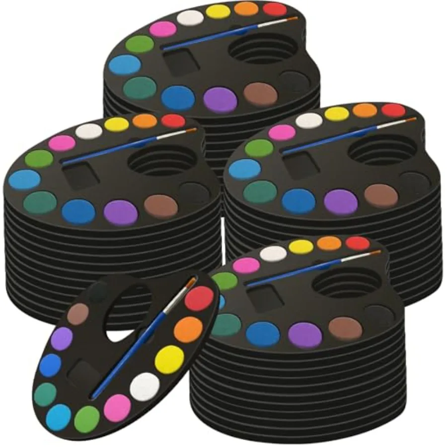 

Набор акварельных красок оптом: 12 ярких цветов и кисти, моющиеся акварельные наборы для взрослых, подарки на День святого Валентина