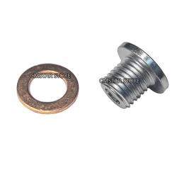 Magnetic Oil Pan Drain Bolt Oil Screw with Gasket For CFMOTO 450SR 450NK 450CLC CF400-6