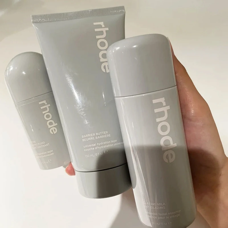 حار العلامة التجارية الصيف محدودة فقاعة حقيبة ملمع الشفاه أحمر الشفاه بطانة الشفاه مرآة لوضع مساحيق التجميل أحمر الخدود الزجاج الحليب طقم أدوات الزينة صندوق مكياج