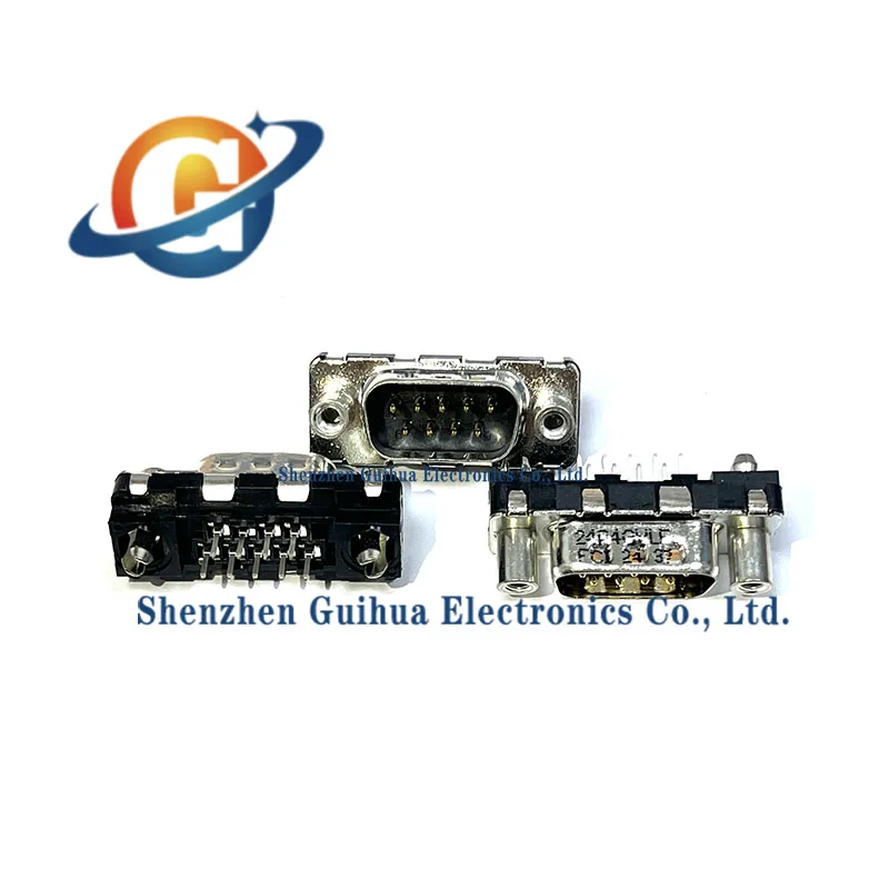 2 peças novo original d09p24a4gv00lf conector padrão d-sub 9pin amfenol amfenol