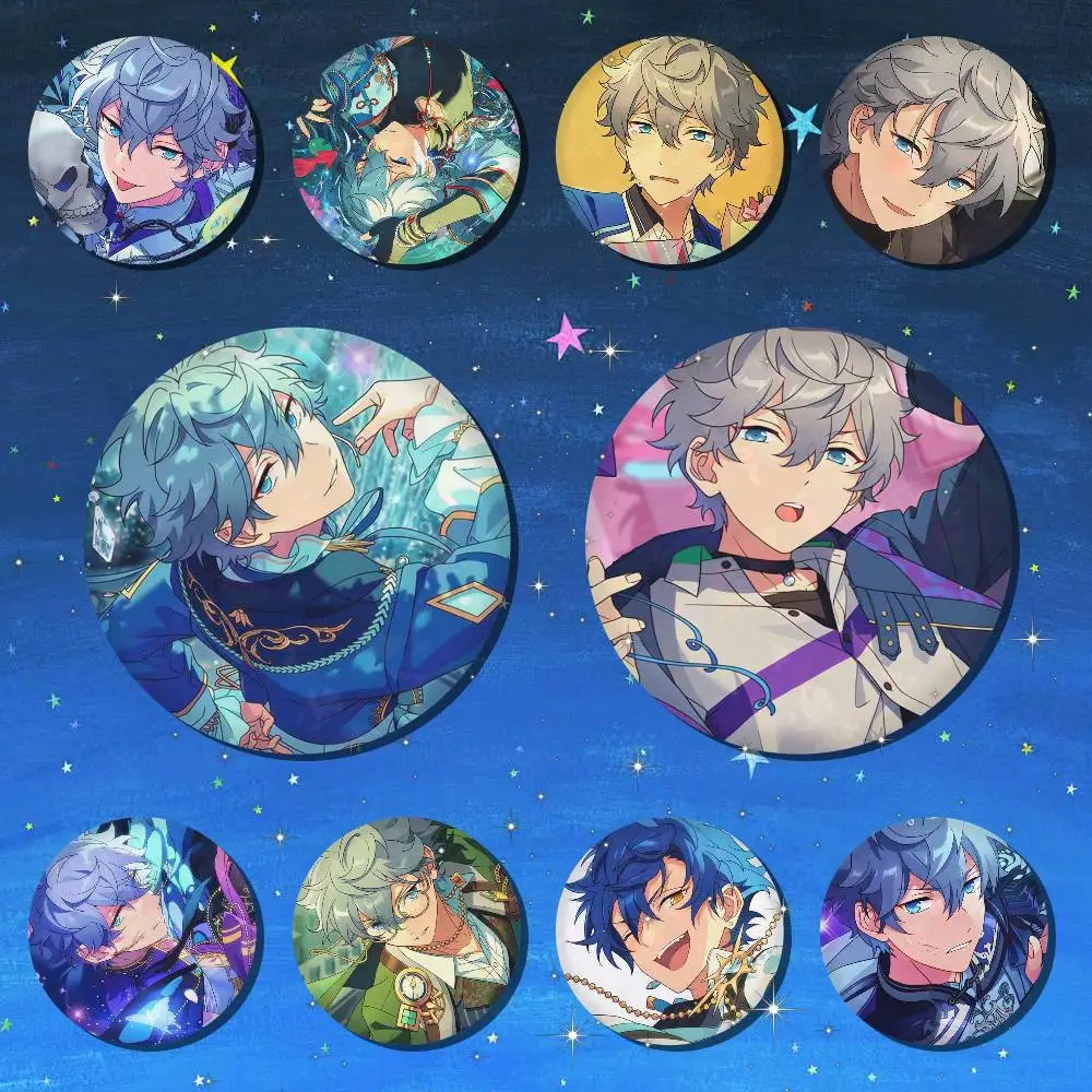 Broches Redondos Creativos con Personajes de Dibujos Animados Sena Izumi, Accesorios para Mochilas, Regalos de Joyería