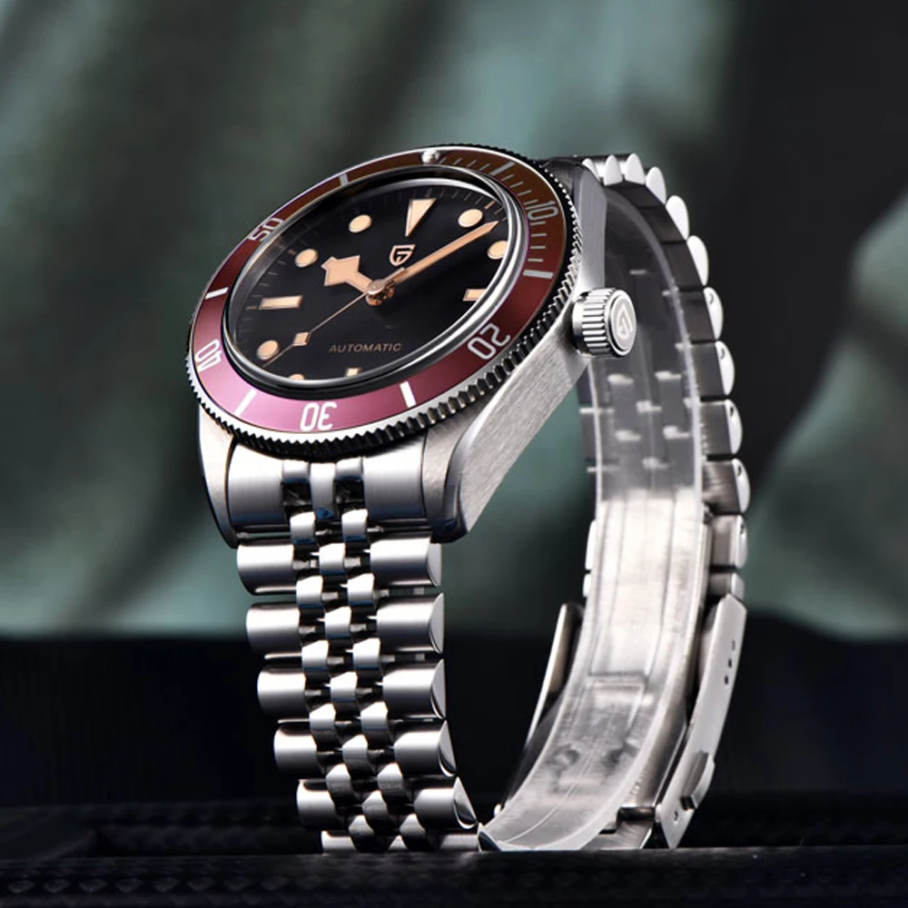 2025 جديد PAGANI DESIGN BB58 ريترو ساعات رجالية NH35 ساعة يد ميكانيكية فاخرة ساعة أوتوماتيكية للرجال AR الياقوت مضيئة