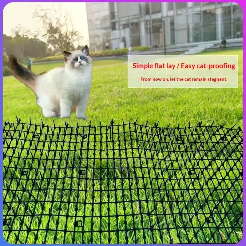 Dog Cat Scat Car Animal Deterrent Repellent Plastic Scarer Spike Tool Polypropylene Anti Cat Mat Household Garden Tools
