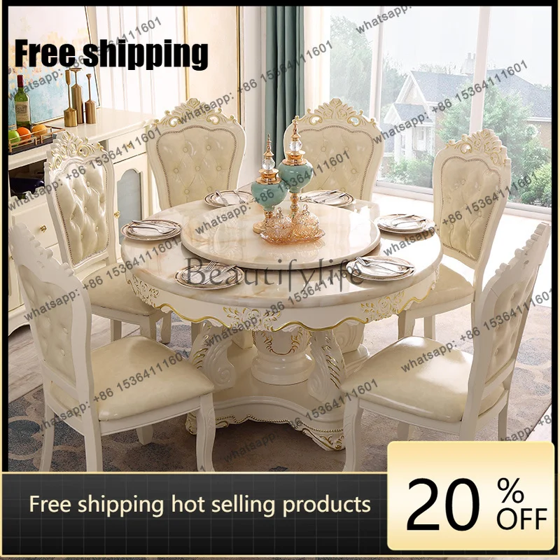

zj.Style Items Dining Tables White Decorations Unique Nordic Modern Dining Tables Set Extending Mesas Comedor Furniture For Home