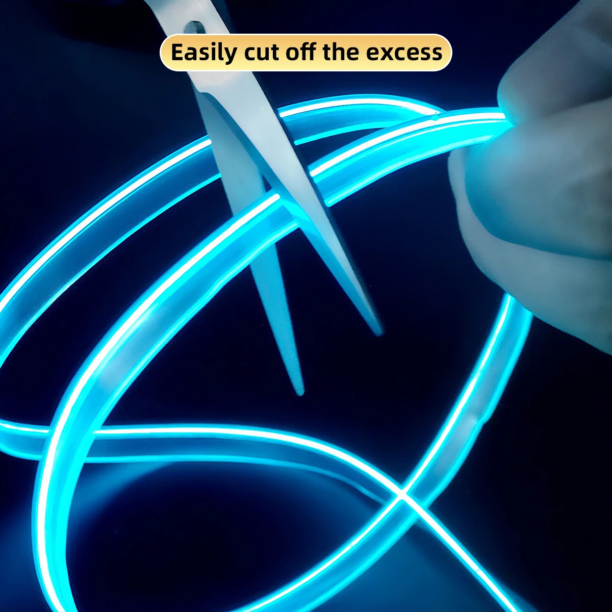 اختيار الضوء المحيط للسيارة El Cool Light LED خيارات مزدوجة USB DIY إضاءة نمط داخلي لإنشاء داخلي شخصي #3