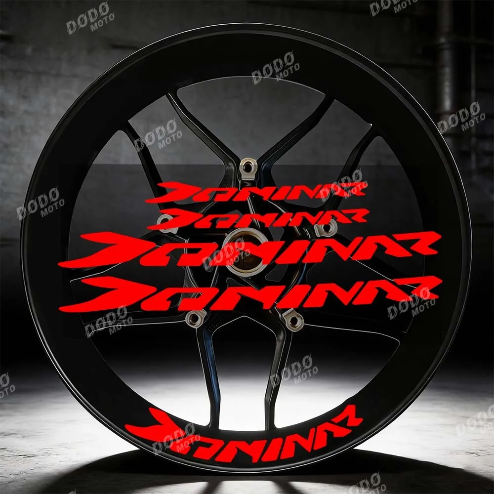 

For Dominar 400 250 DOMINAR 400 250 Motorcycle 17 Inches Wheel Reflective Sticker Inside of Hub Decals Rim Tape Waterproof