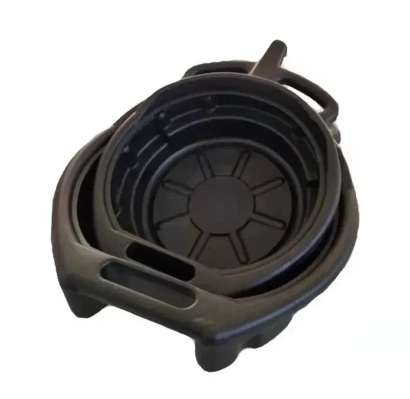 1PC 10L/15L Plastic Oil Drain Pan Wast Engine Oil Collector Tank Gearbox Oil Trip Tray For Repair Car Fuel Fluid Change Tool