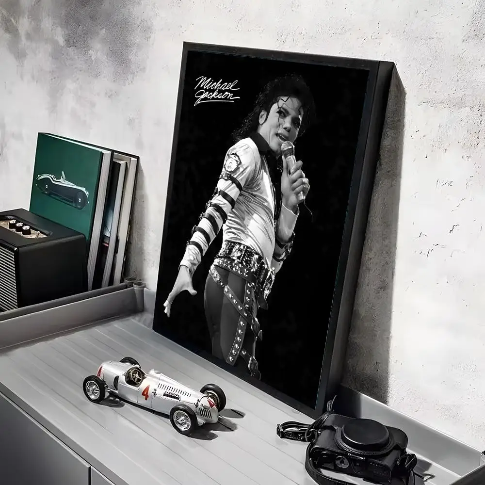 M-Michael J-Jackson Singer Poster-Aufkleber, Gemälde, Wandbild, HD-Wandaufkleber für Schlafzimmer, Wohnzimmer, Zuhause, selbstklebend, Dekor, Geschenk – Detail 11