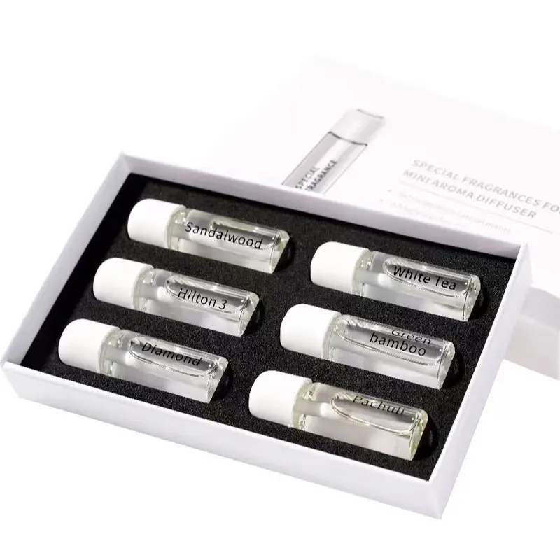 6pcs Replacement Fragrance for Specified Car Air Freshener Essential Oil Diffuser A807 Car Aroma Diffuser Refill Perfume Kit 4ml