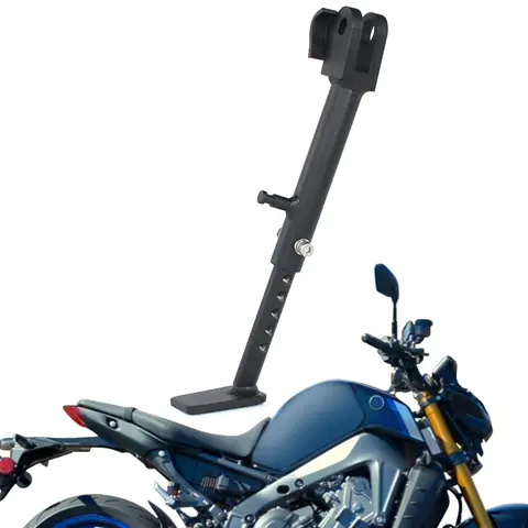 조정 가능한 킥스탠드 풋 사이드 스탠드, Yamaha FZ09 XSR900 FJ09 MT09 TRACER 900 GT 킥 스탠드, 주차 브래킷 오토바이