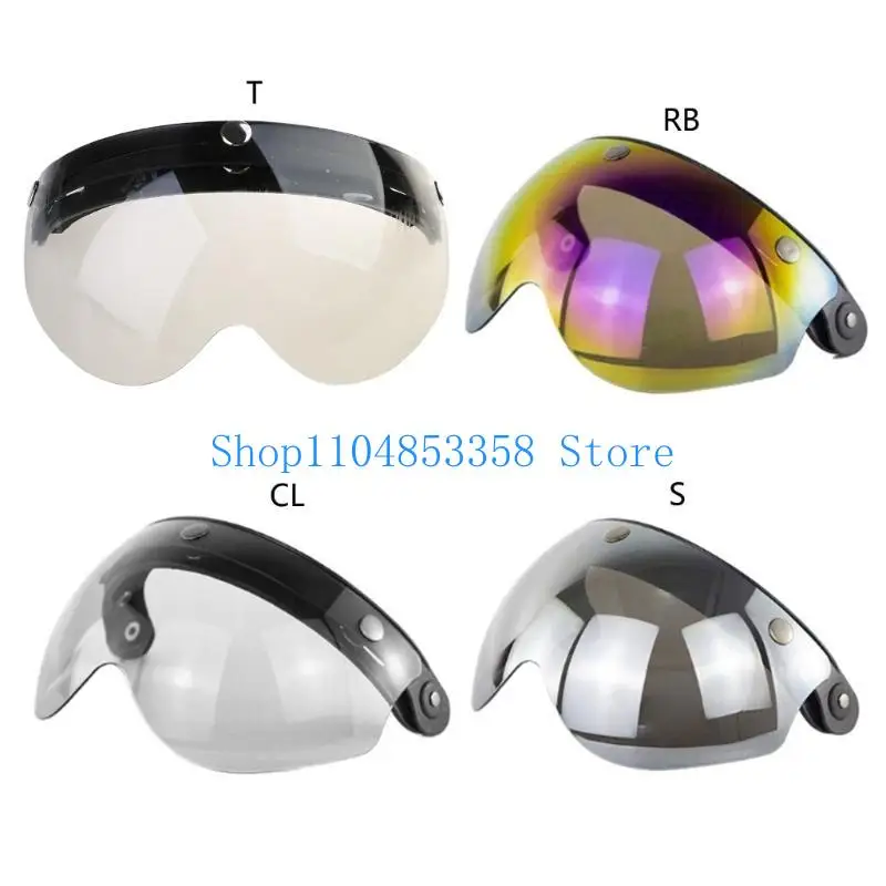 

652F Универсальный откидной мотоциклетный шлем с 3 кнопками и открытым лицом, козырек для линз, солнцезащитные очки