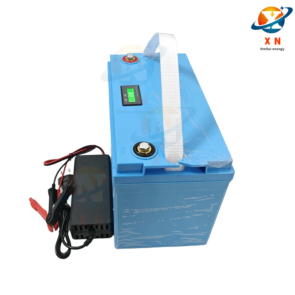 12V 100AH 120Ah 150Ah 24V 36V 40Ah 50AH 60Ah 80Ah lifepo4 lithium battery deep cycle batteries bluetooth BMS with charger