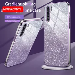 For OPPO Reno 3 Case Electroplating Colorful Soft Glitter TPU Cellphone Cover Luxury OPPO Reno3 Phone Case