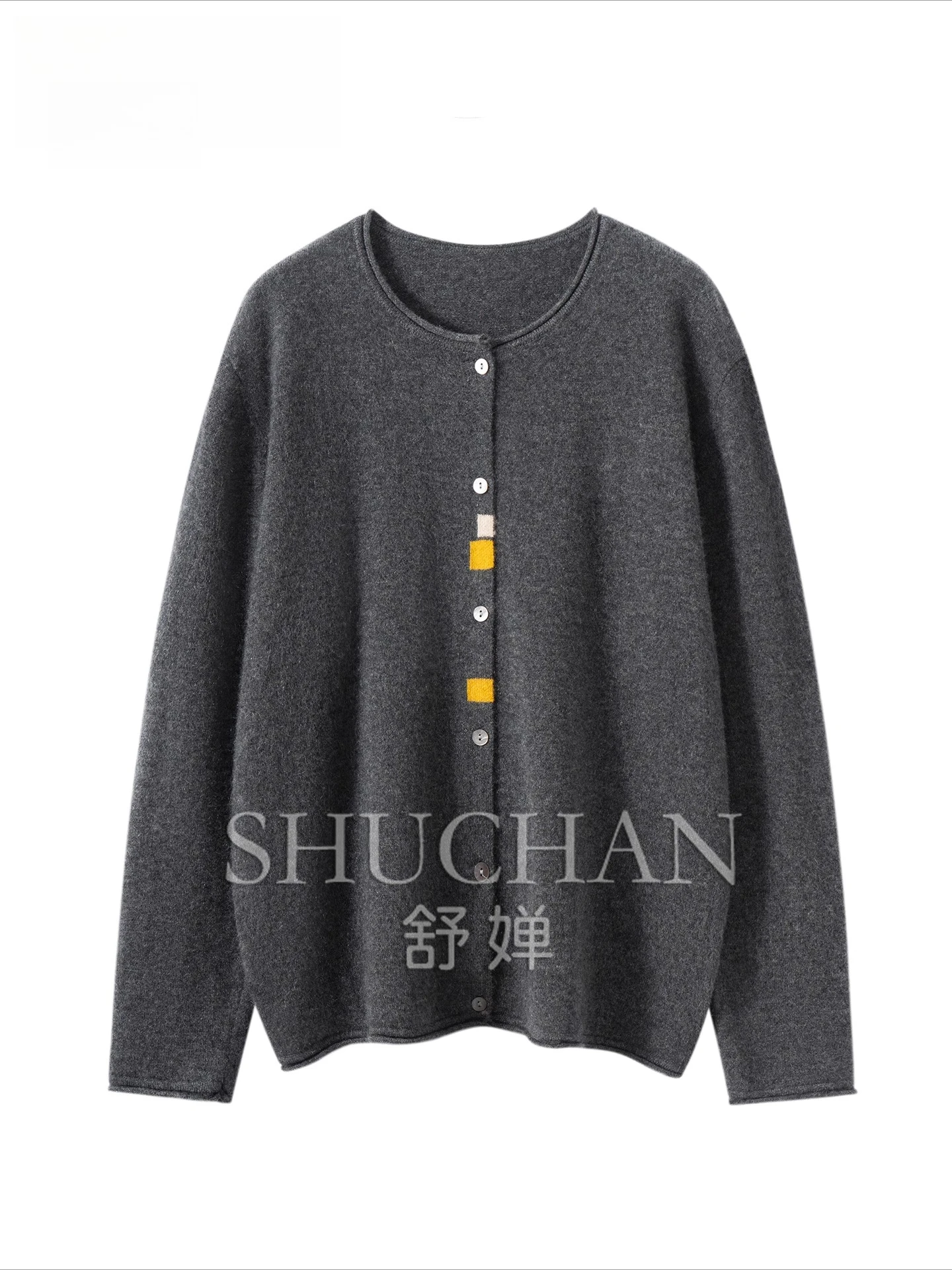 100 Pure Cashmere Sweater Women's 2025 New Korean Chic Chic Design Knitted Cardigan Jacket Sweater Women