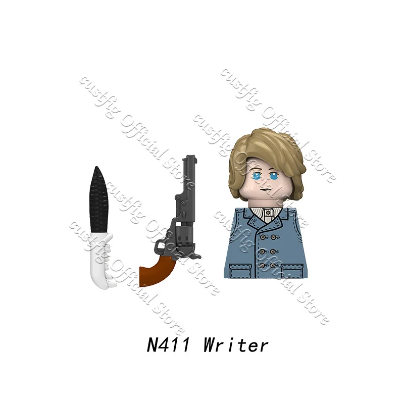 US Western Cowboy Militär-Bausteine Amerikanischer Bürgerkrieg Armee-Soldaten-Figuren Infanterie Kavallerie Sheriff Waffen DIY Bausteine Spielzeug