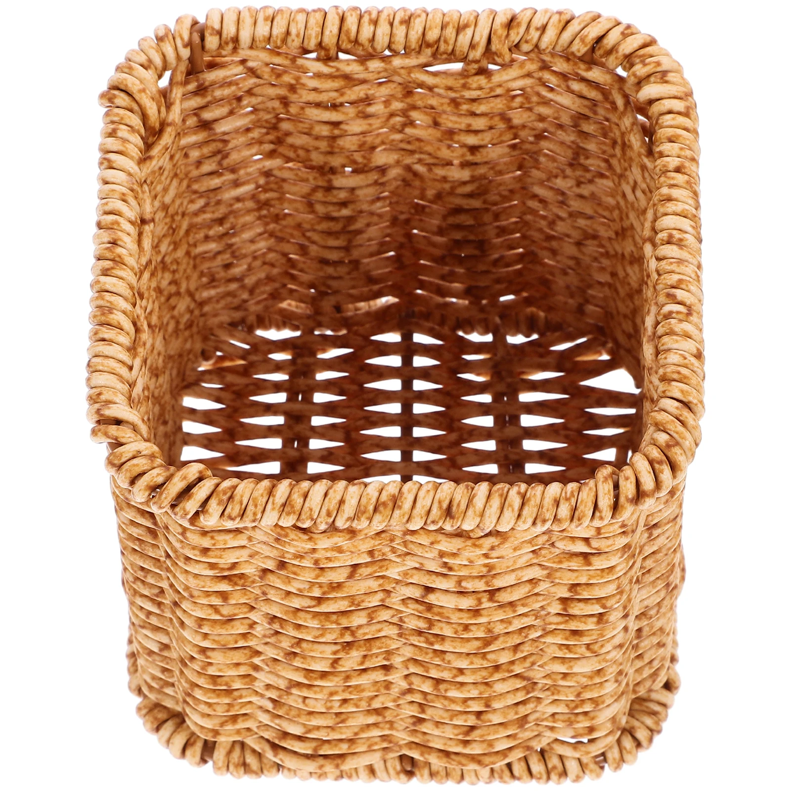 

Rustic Style Pen Storage Bucket Plastic Pen Holder Desktop Organizer Decorative Pencil Holder Office Stationery Container