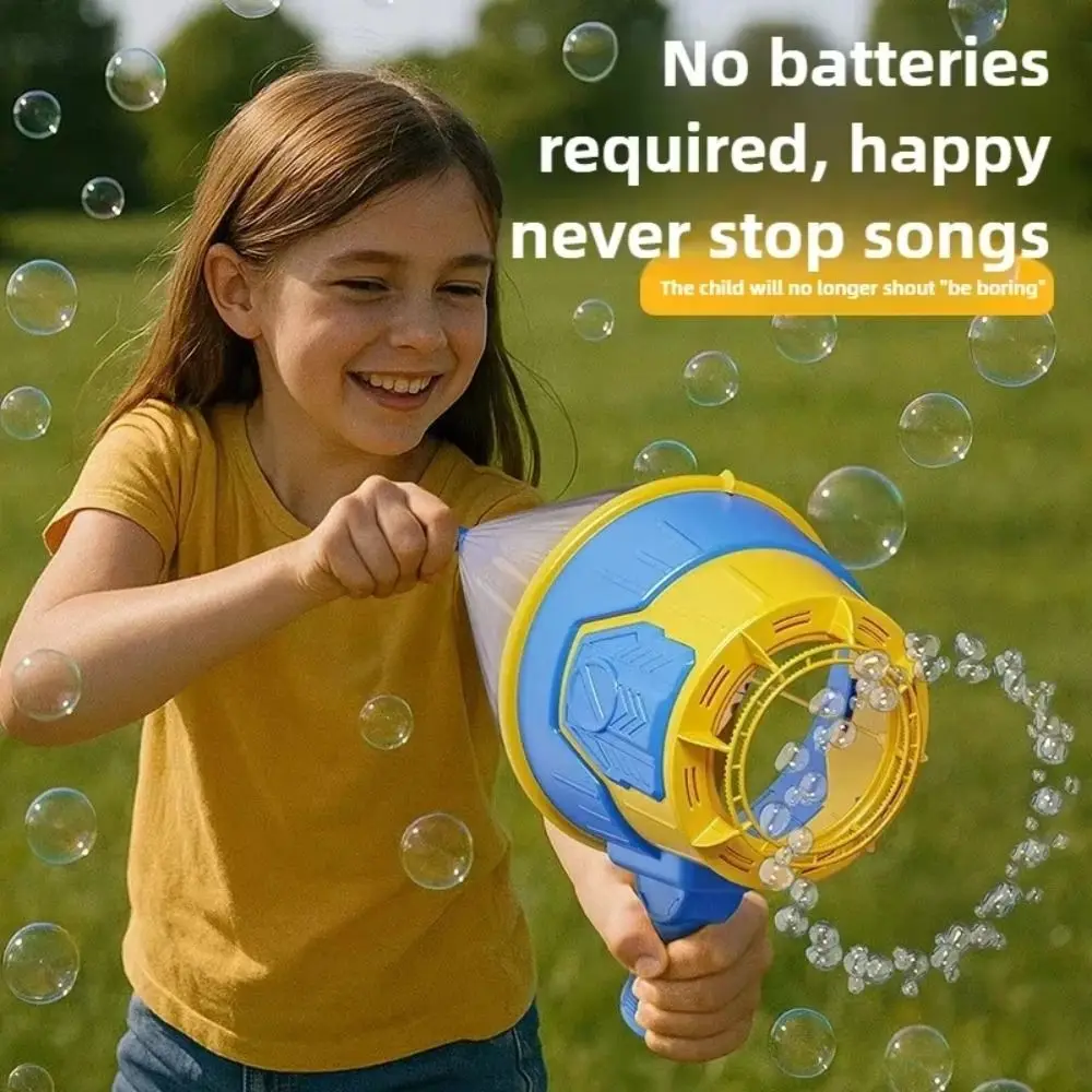 휴대용 핸드헬드 버블 머신 연속 버블 창의적인 다공성 멀티 홀 버블 블로어 어린이 야외 놀이용