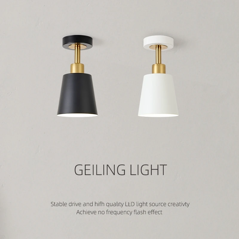 

Nordic Style LED Aisle Corridor Ceiling Lights Bedroom Hotel Study Home Interior Decoration Lighting Balcony Ceiling Lamps