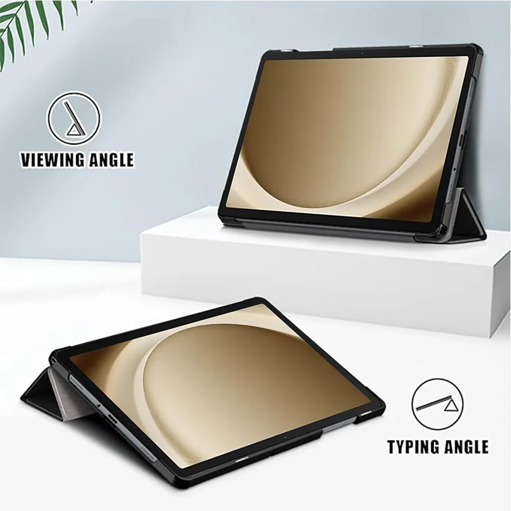 Case for 11" Samsung Galaxy Tab A9 Plus (SM-X210/X215/X216/X218) Tablet, Tri-fold Flip Folio Durable Portable Protective Sleeve 5
