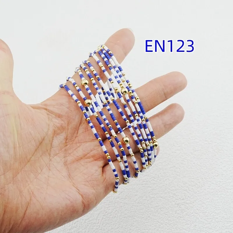 

VKVVA Fashion Jewelry Purple and White Mixed Glass Bead Bracelet 9pcs of Set for Women Birthday Gifts, Unique Gift