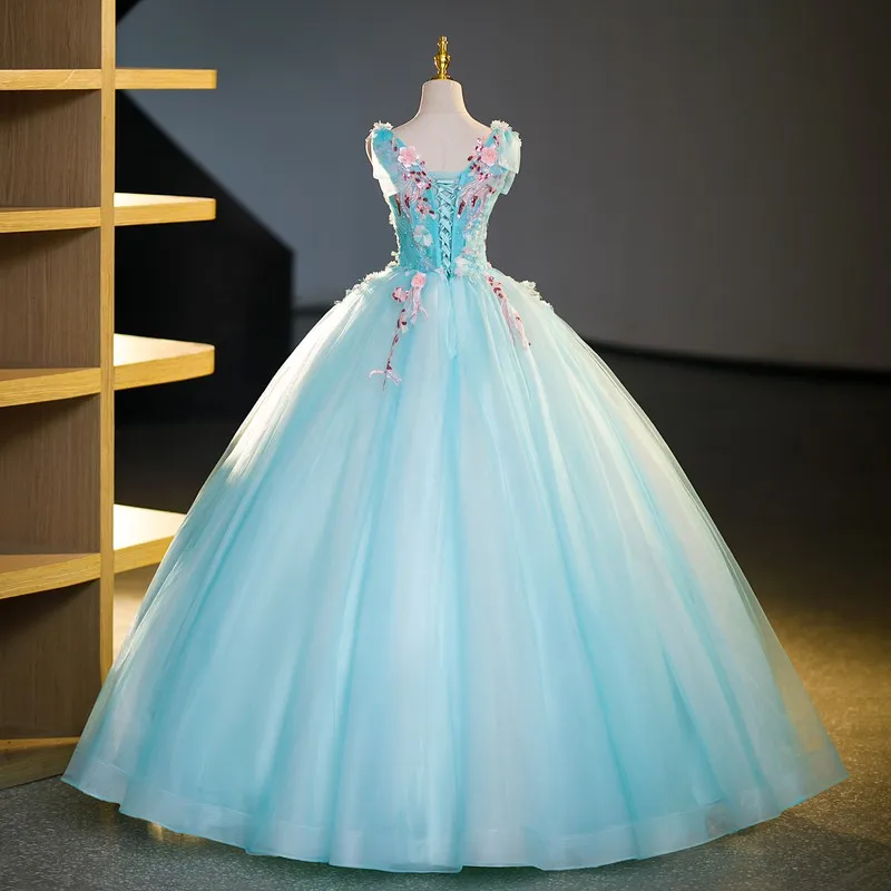 Sweet Party Dress Luxury Quinceanera Dress Real Photo Ball Gown Classic Prom Dress Customize Vestidos For Women 2023 New