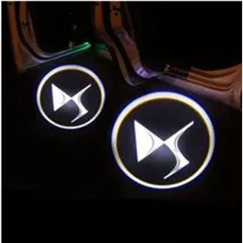 

2PCS Wireless LED Car Logo Projector Lamps Door Ghost Shadow Light Accessories For DS 2 3 4 5 6 DS2 DS3 DS4 DS5 DS6 DS7